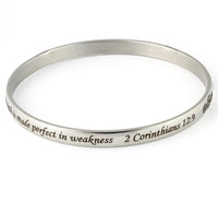 My grace is sufficient for you bangle bracelet