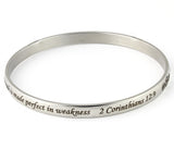My grace is sufficient for you bangle bracelet